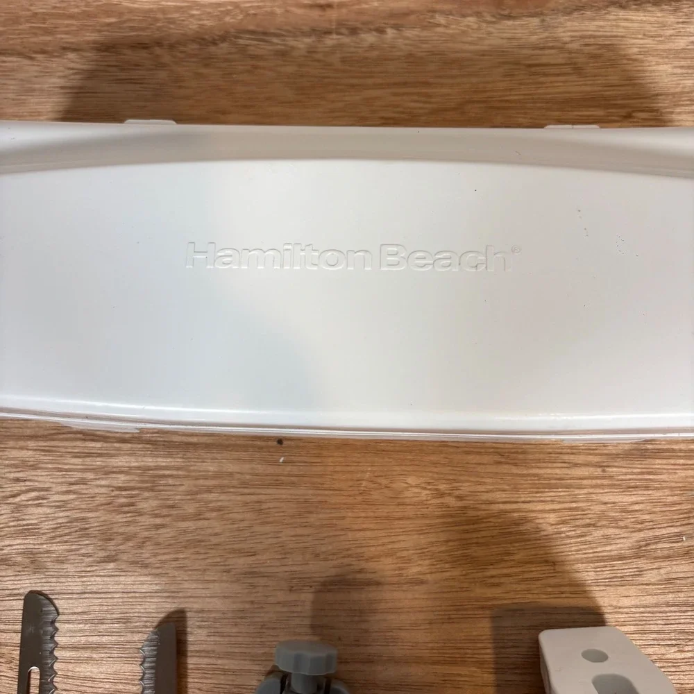 Hamilton Beach Electric Knife Set with Storage Case White 74250R Carving Tool